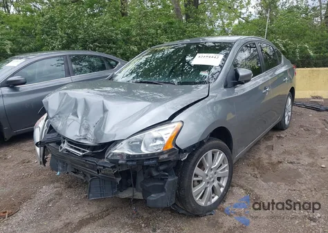 2014 Nissan Sentra Sl из США, поврежденный, VIN 3N1AB7AP9EY320419